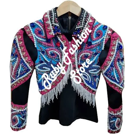 Multicolored Bolero+Shirt Combo