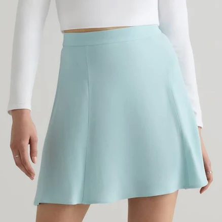 Quince Women's Lightweight Crepe A-Line Skirt