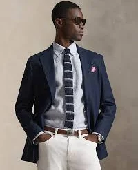 Polo Soft Tailored Fit Linen Suit Jacket