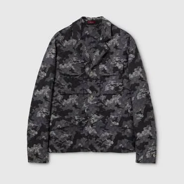 Gucci GG Marbled Cotton Jacquard Jacket