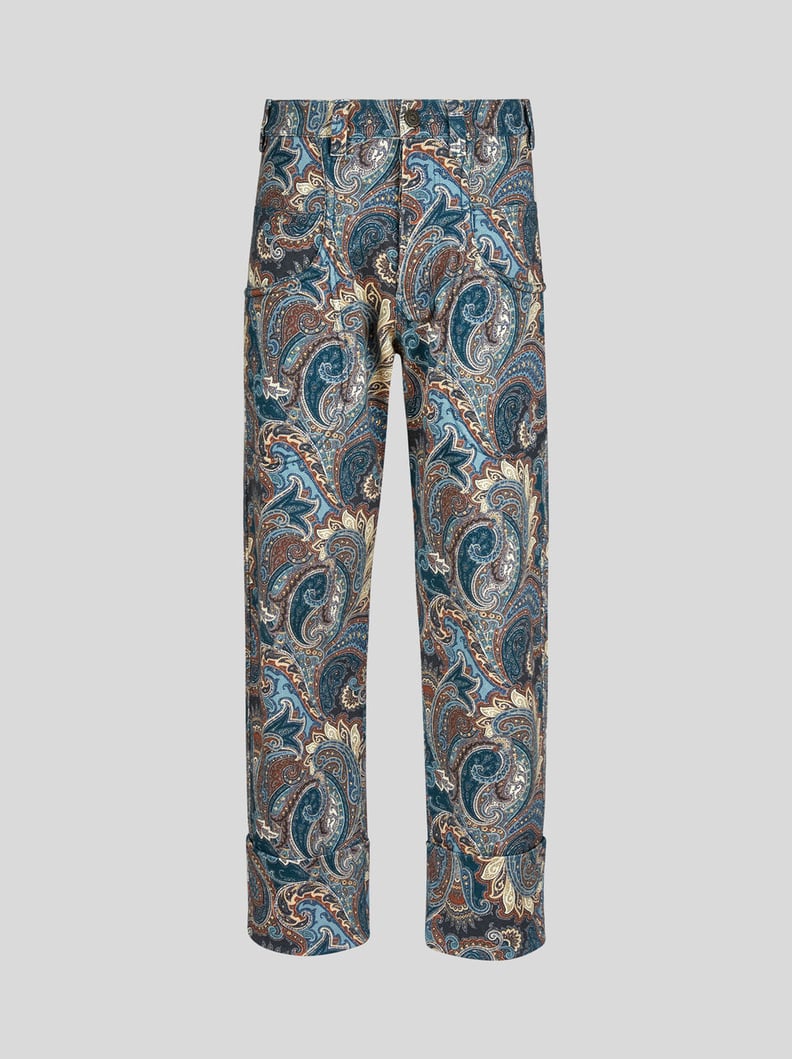 Paisley-print Jeans