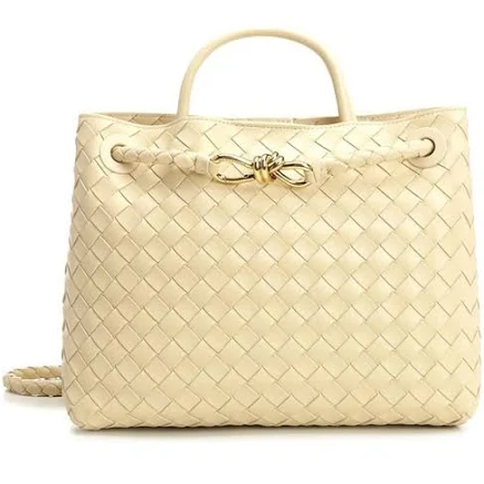 BOTTEGA VENETA Medium Leather Tote Bag