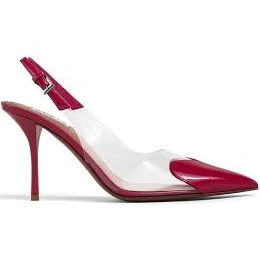 ALAÏA Raspberry Le Cœur Slingbacks In Patent Leather size 5,5