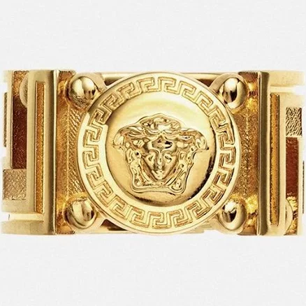 Versace Greca Medusa Ring Woman