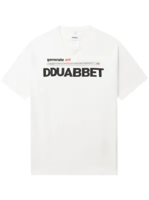 Text-print Cotton T-shirt