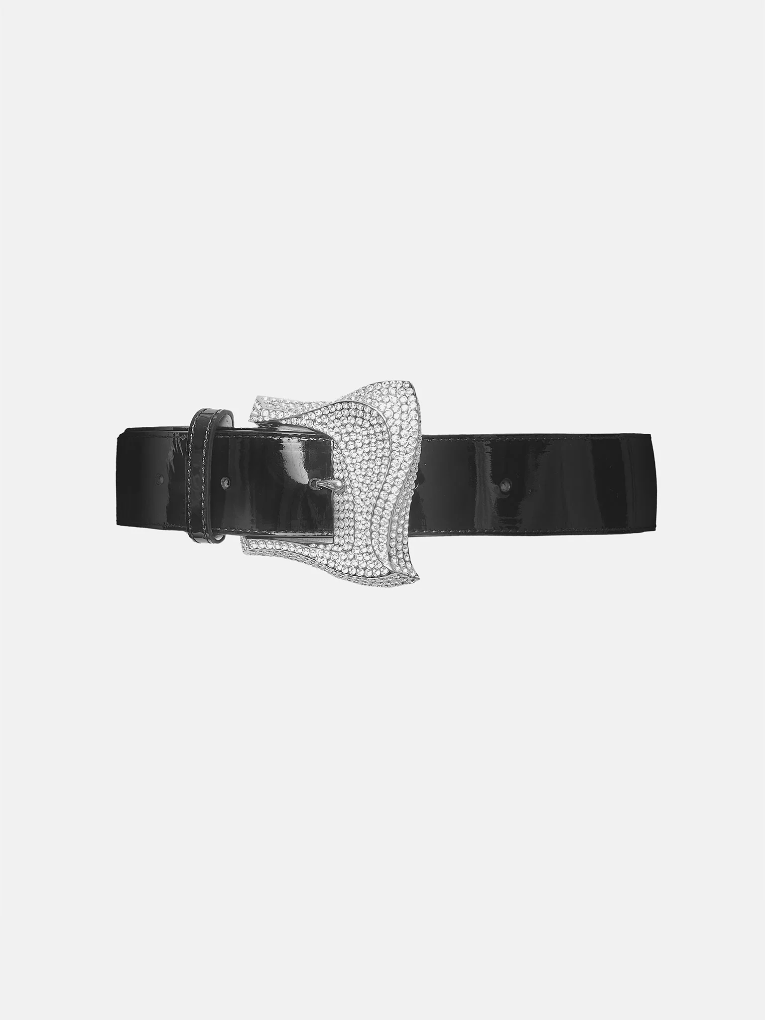 Diana Belt Patent Leather Black