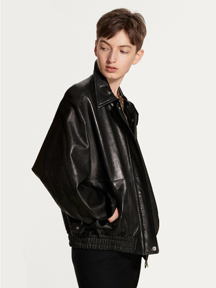 Lambskin Leather Jumper