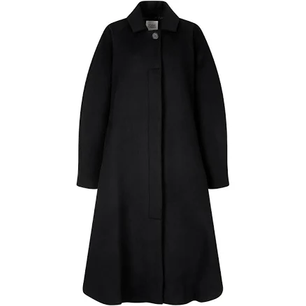 Studio Tomboy Single-breasted Flared-Hem Coat