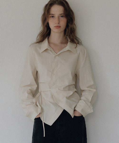 Elio strap shirts (beige)