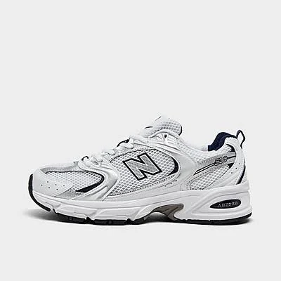 New Balance Women's 530 Casual Shoes in White/Blue/Natural Indigo | Size: 8.5
