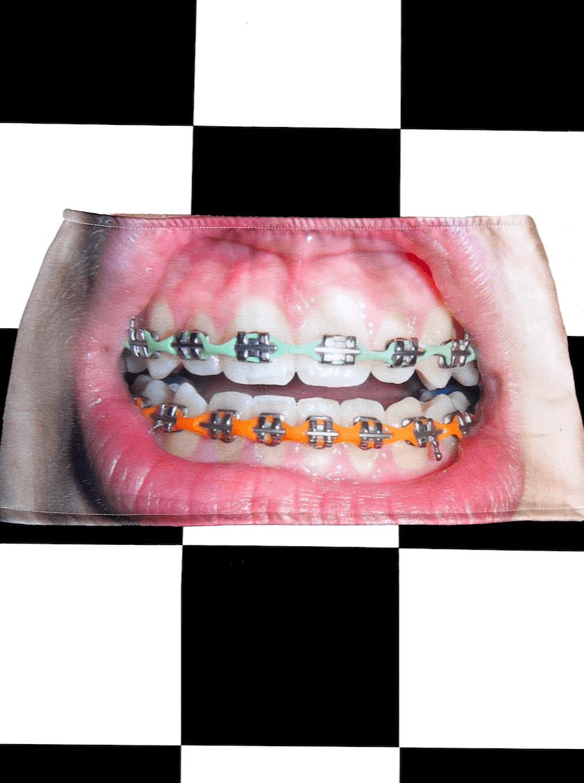 SWEET LORD O'MIGHTY! BRACES SUPER MICRO SKIRT