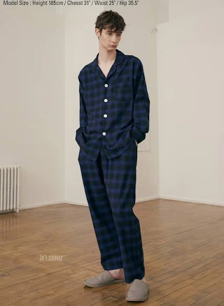 Kpop Life Goes On Jungkook X Bluehour Pajama Set 100% Cotton+free