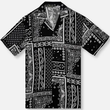 Damer Bandana Revere Collar Shirt