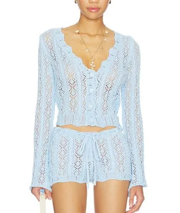 SNDYS Women's Crochet Cardigan