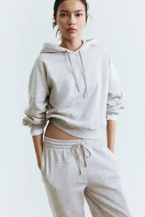 H&M Ladies Melange Hoodie