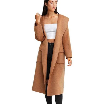 Belle & Bloom Runaway Wool Blend Robe Coat