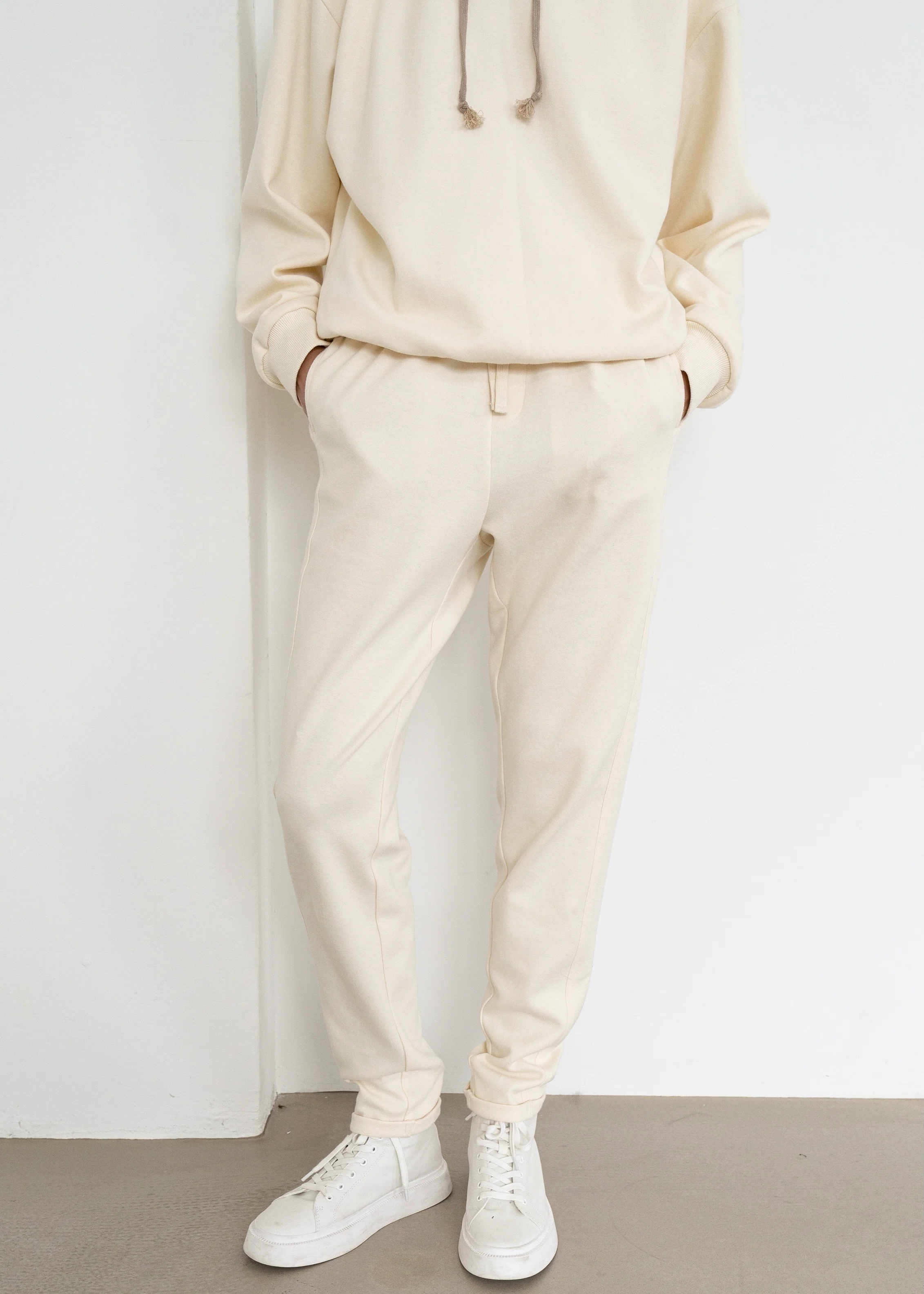 Sophie Drawstring Cotton Trackpants