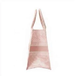 DIOR Women's Medium Book Tote with Toile de Jouy Embroidery
