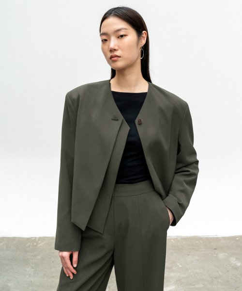 Layered Crop Blazer