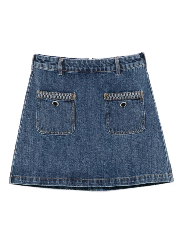 Denim Mini Skirt