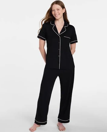 Joyspun Women's Dreamy Soft Notch Collar Pajama Set