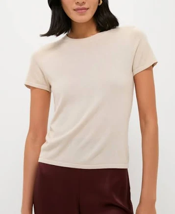 Sandstone Cashmere Silk Katie Tee Tuckernuck