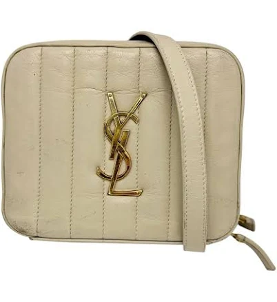 Saint Laurent Vicky Toy Monogram YSL Patent Crossbody Camera Bag