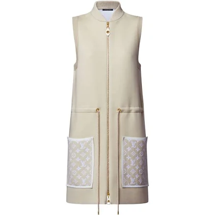 Louis Vuitton Monogram Zip-up Dress