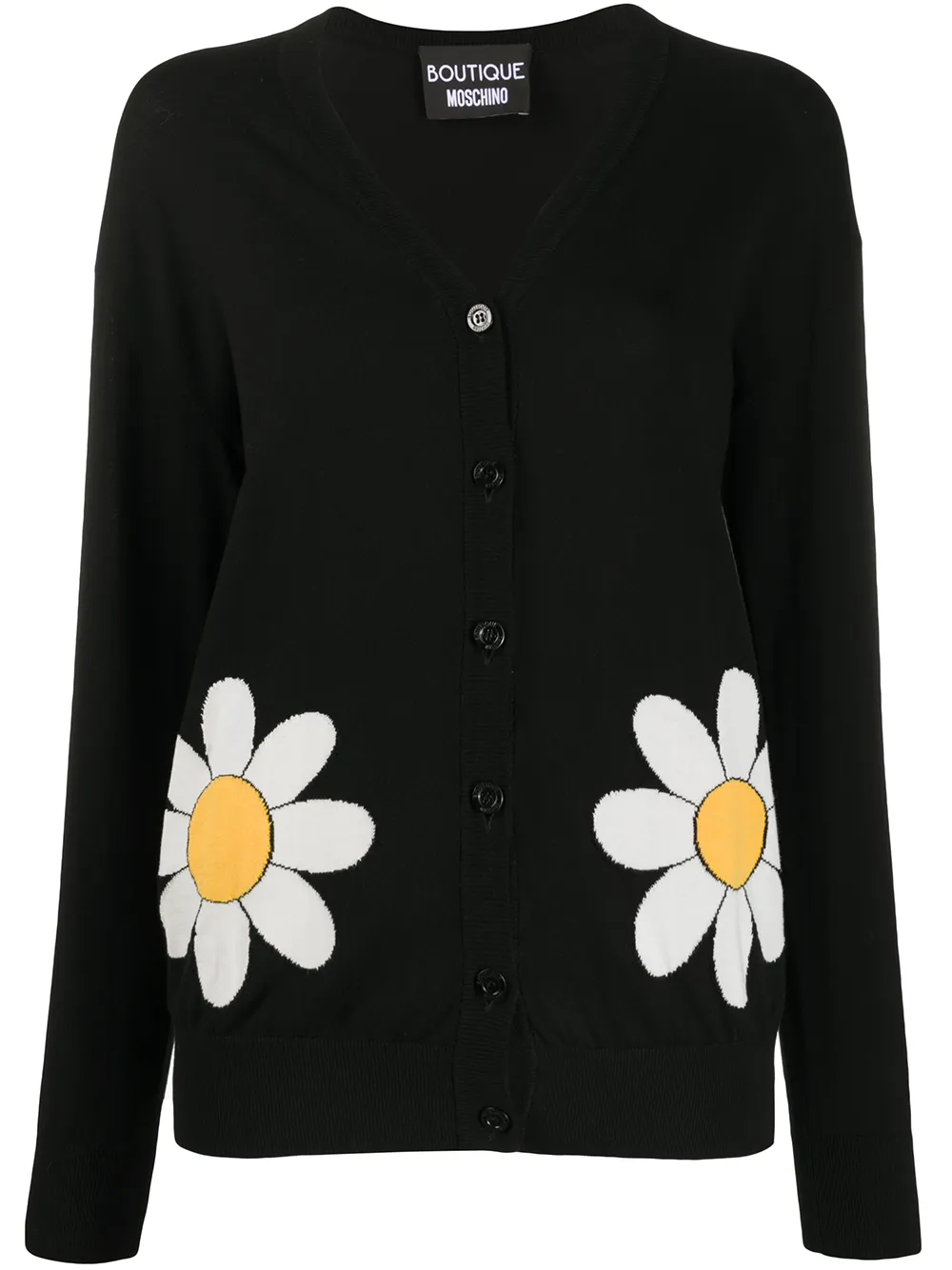 Knitted Flower Cardigan