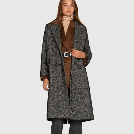 Belle & Bloom Wherever I Go Tweed Coat