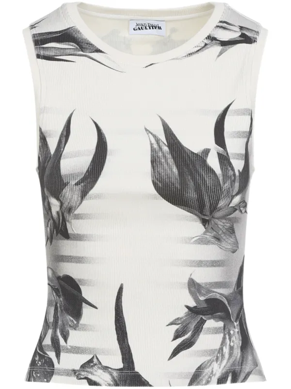 Body Flower Crop Top