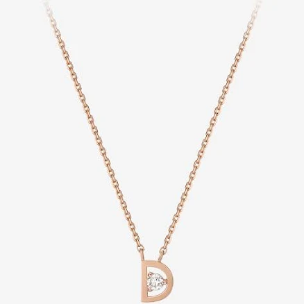 Miss. Doux Lab Diamond Silver Necklace