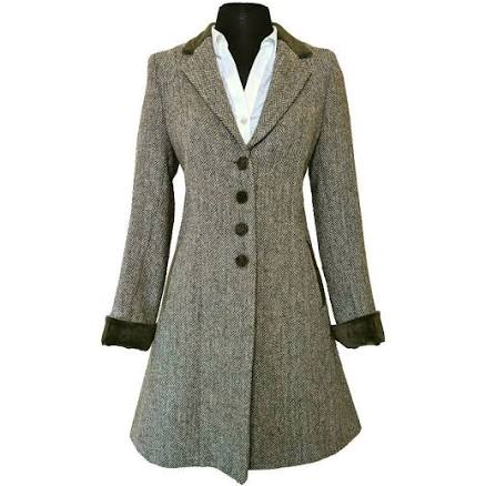 Harris Tweed 3/4 Length CoatHarris Tweed 3/4 Length Coat