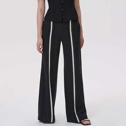 GESSO CREPE GEORGETTE PANTS