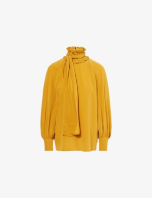 WEEKEND MAX MARA - Guido High-Neck Silk Blouse