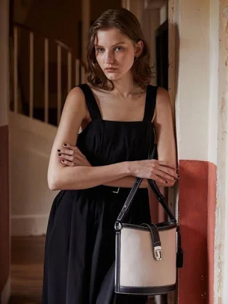JOY GRYSON Serendipity Canvas Bucket Bag