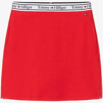 Tommy Hilfiger Girls Cotton Logo Skirt