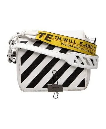 Off-White diagonal stripe crossbody bag