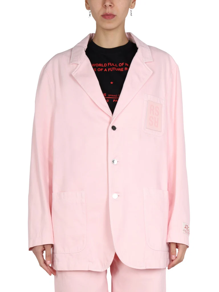 Logo-patch Shirt Jacket