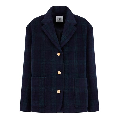 Check Wool Jacket