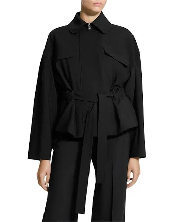 Theory Women's Wool Blend Cinched Flight Jacket