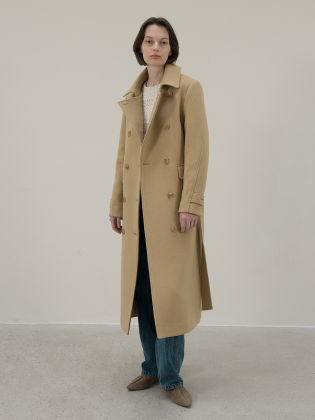 Double-Breast Wool Coat