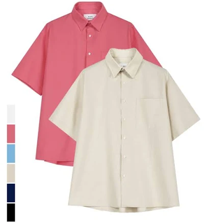 AVANDRESS Calm Linen-like Short Sleeve Shirt