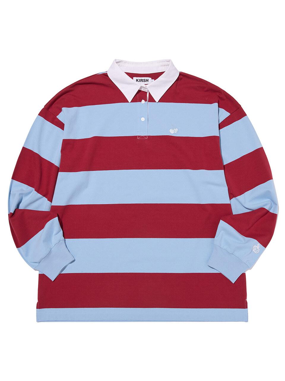 Striped Rugby Loose-Fit T-Shirt