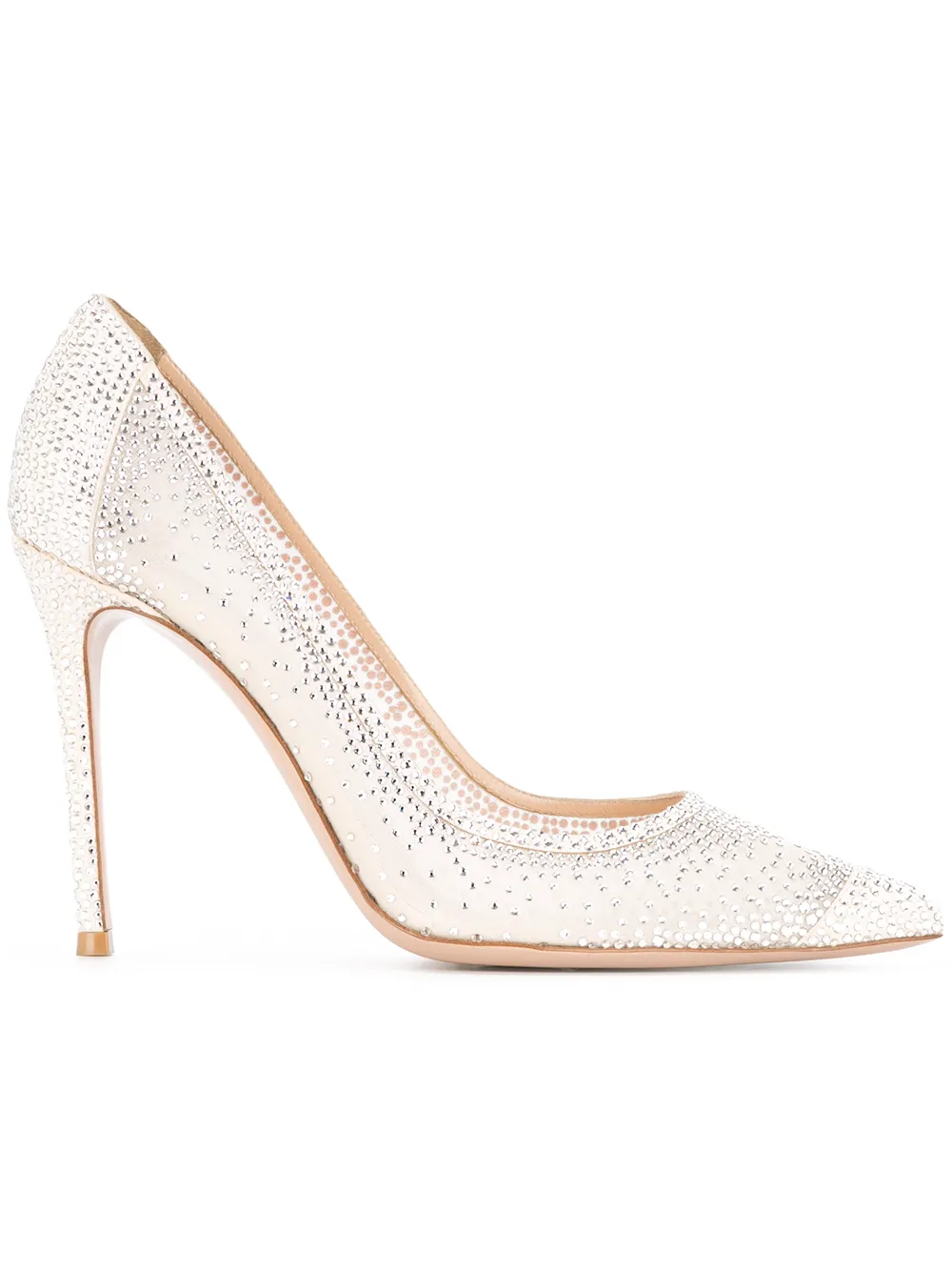 Rania 105 Crystal-embellished Pumps