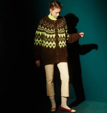 Alpaca Nordic Cardigan