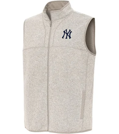 Antigua Men's New York Yankees Fortune Full-Zip Vest