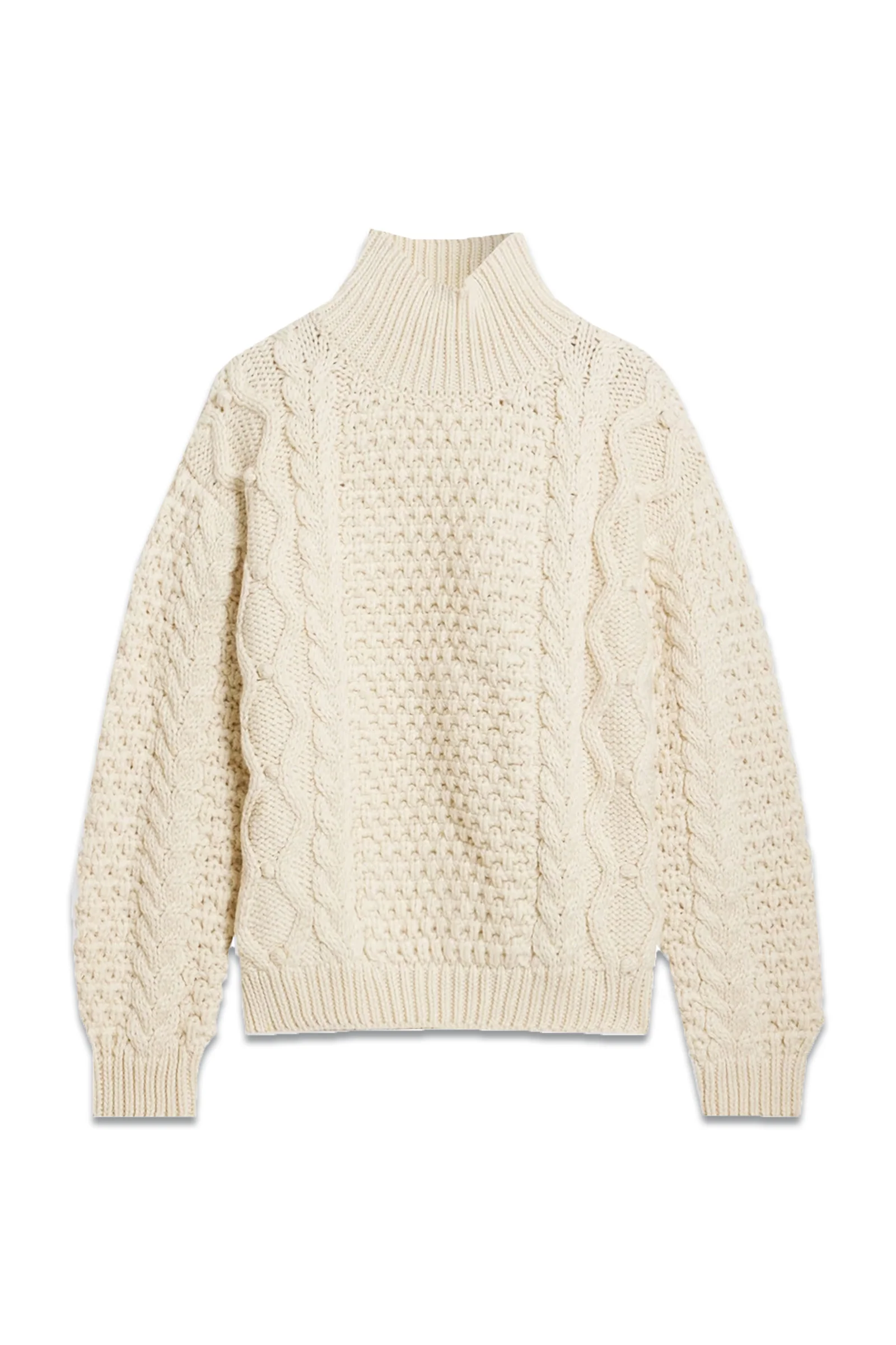 High Neck Knit Sweater
