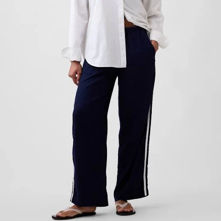 Gap Factory Women's Linen-Blend Wide-Leg Pants