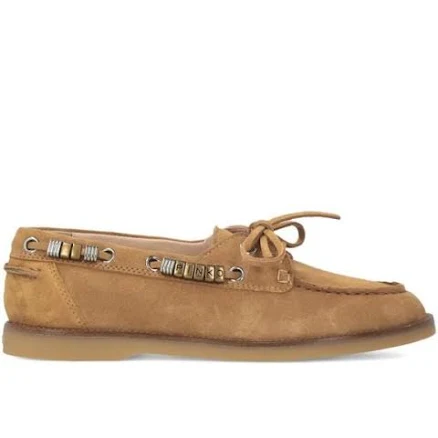 Pinko Suede Lace-up Women Loafers